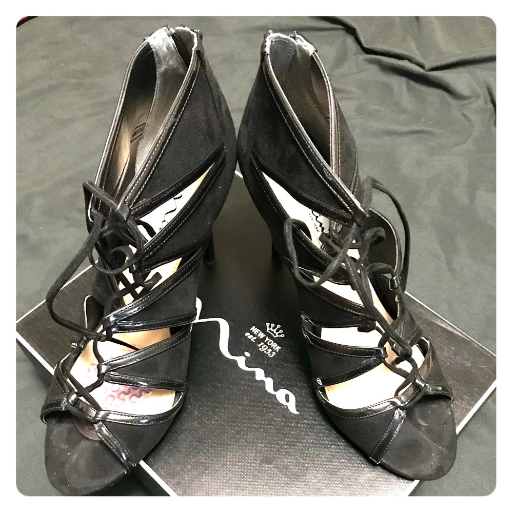 Black Nina brand heels